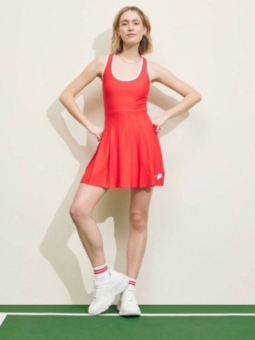 NWT Prince Pickleball x Target Red Racerback Athletic Dress Sz L